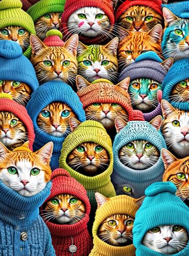 Cross & Glory | 1000 Piece Jigsaw Puzzles for Adults | Whiskered World - color: Whiskered World