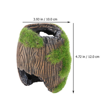 ULTECHNOVO 1pc Simulated Wine Barrel Aquarium Ornament Landscape Ornament for Fish Tank Hiding Cave Ornament Fish Tank Decor Aquarium Decoration Simulation Barrel Hiding Cave