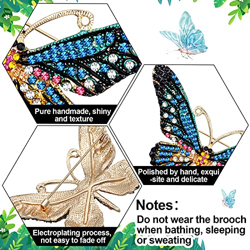 Junkin 12 Pcs Women Brooches Bulk Set Rhinestone Pin Crystal Vintage Brooch Retro Pin Women Girls Gifts for Christmas - style: Animal