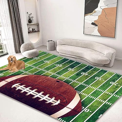 Large Area Rug Carpet Floor Washable Mats Rugs 5'x6' for Living Room Bedroom Home Decor American Football Rugby - color: Pattern3