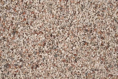Betanu Aquarium Sand Light Natural Gravel 3-5mm 2L Aquascaping | Bright substrate for aquascaping and planted nano - size: M,2Lx1pk
