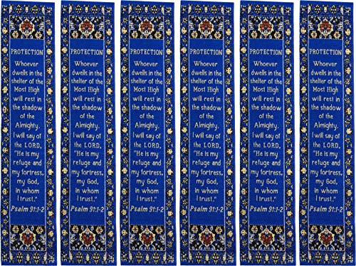 Logos Trading Post Divine Protection Psalm 91:1-2 Christian Bookmark, 6 Pcs - color: Divine Protection, size: 6 Pack