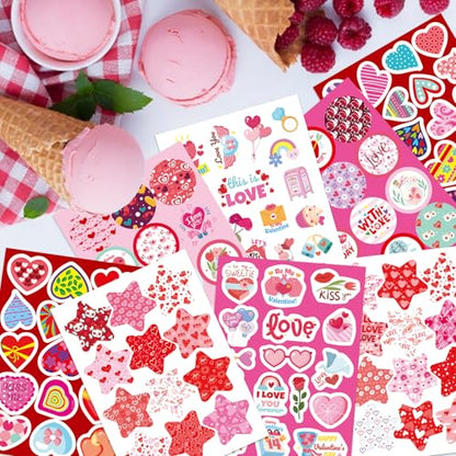 357 PCS Valentines Day Stickers, Love Heart Stickers for Kids - style: Valentines Day Stickers
