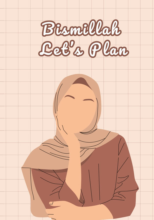 Bismillah, Let’s Plan: Islamic To-Do List Notebook | Faith-Inspired Daily Planner for Muslim Women | 7x10 Inch | 120 Lined Pages | Glossy Cover: Spot, Doodle