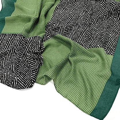 FINIZO Women's Fashion Scarves, Lightweight Cotton Blend Neck Scarves - color: 24