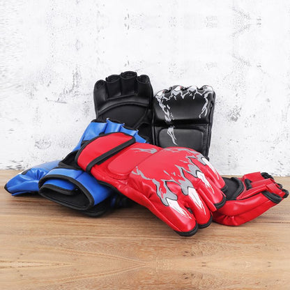 Punch Bag Boxing Gloves Muay Thai Karate Gloves for Men Women Boxing Mitts MMA Body Combat Taekwondo Training Martial Art Fighting Grappling UFC Cage Fighting - color: White