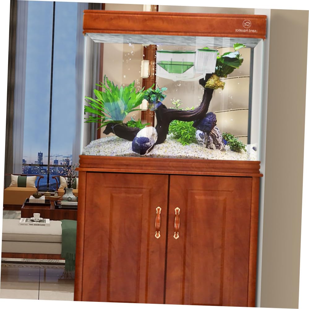 Balacoo Self Guided Acrylic Fish Breeding Tank Isolation Box for Aquarium Transparent Incubator with Isolated Compartments to Protect Juvenile Pregnant Fish and Shrimp Enhances Survival