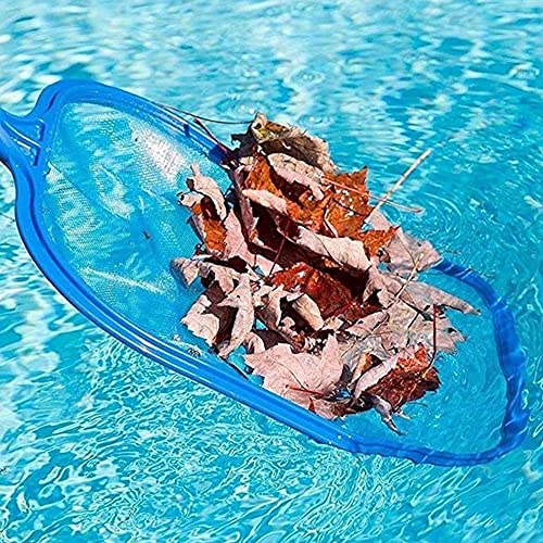 Sunnyglade 17.5x11.8in Swimming Pool Cleaner Supplies Pool Net Skimmer | Professional Heavy Duty Pool Leaf Rake Fine Mesh Frame Net/Cleaning Leaf Skim Net flat skimmer pool nets pool accessories - size: 17.5 x 11.8 x 1.2in