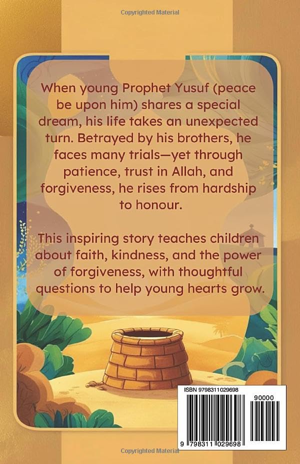 Prophet Yusuf: A Story of Patience and Forgiveness: The Prophet Stories: Early Reads for Growing Hearts