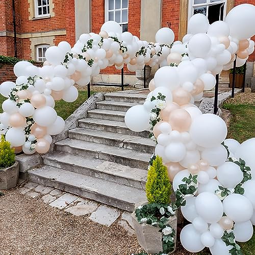 Voircoloria 110pcs White Latex Party Balloons, 12inch - color: 03 White, size: 12 inch - 110pcs