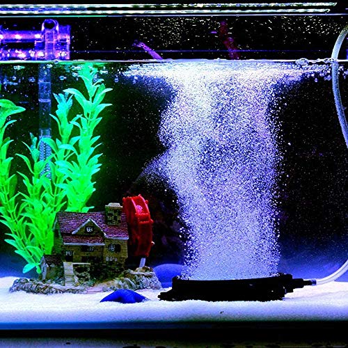 PINVNBY 4.2-Inch Air Stone Disc Bubble Diffuser with Suction Cups for Oxygenation in Fresh/Saltwater Tanks, Ponds, Hydroponic, Aquaponics, and as a Decorative Airstone for Aquariums - size: 8 PCS