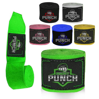 ProShield Boxing Wraps| 180-Inch Bandages| Boxing Hand Wraps Protection for Muay Thai MMA and Kickboxing - color: Green, size: 157"