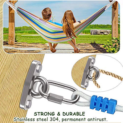 2 Heavy Duty Swing Hangers Anti-Rust 304 Stainless Steel,2000LB Swivel Swing Set Brackets,for Playground,Porch, Yoga, Swing Seat,Hammock