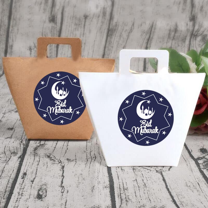Top label Eid Mubarak Stickers for Goodie Bags,120 Pcs Eid Party Decorations&Eid Mubarak Party Supplies(2 Inch)