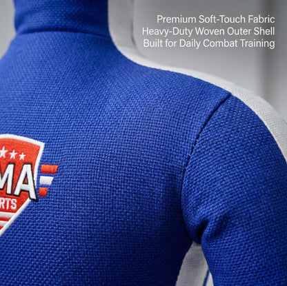 MMA Sports Brazilian JIU Jitsu Grappling Submission Throwing Dummy Punching Heavy Bag Kick Boxing Dummies UNFILLED - color: Blue-3, size: 6ft, style: Standing