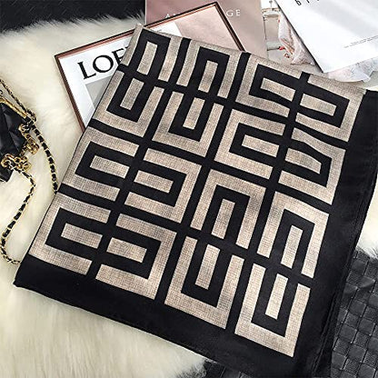 FINIZO Women's Fashion Scarves, Pashmina Wrap for All Season, Everyday Wear for Ladies, Solid Color Bridesmaid Gifts - color: 01