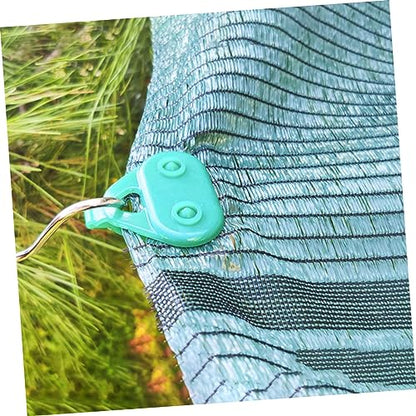 Ciieeo 50pcs Shade Cloth Clips Plastic Mesh Clip for Garden Netting Greenhouse Sunshade Tarp Easy to Install Reusable