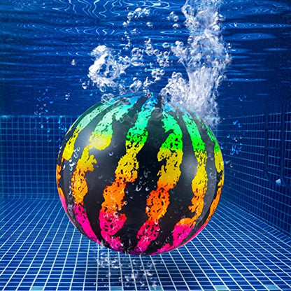 Hiboom Swimming Pool Diving Balls Underwater, Pools Toys Ball with Water Filling Adapter for Under Water Passing, Dribbling, Diving and Pool Games for Teens, Adults(Multi Color Style) - style: Multi Color Style