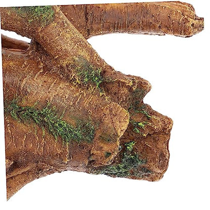 Simulation Tree Trunk Decoration Freshwater Driftwood Artificial Tree Stump Aquarium Landscape Tree Stump Tablescape Decor Decorative Artificial Tree Trunk Household Resin Tank