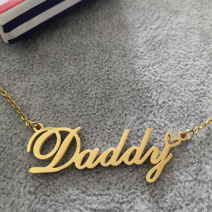 Custom Name Necklace Customized Personalized Plated Necklace for Mother Daughter Friendship Women Valentine's Day Christmas Birthday New Year Party - style: Aisha Gold