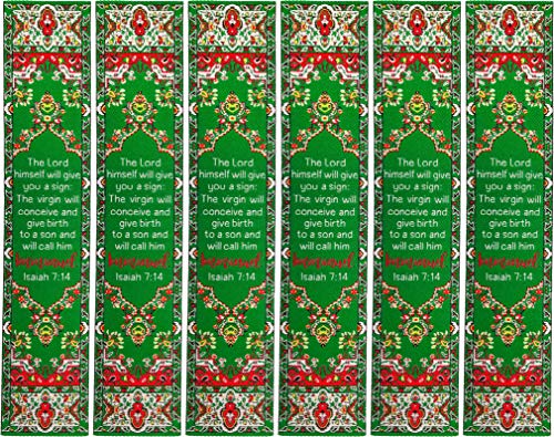 Logos Trading Post Christmas Immanuel, Proverbs 3:5-6 Bookmark, 6 Pcs - color: Christmas - Immanuel, size: 6 Pack