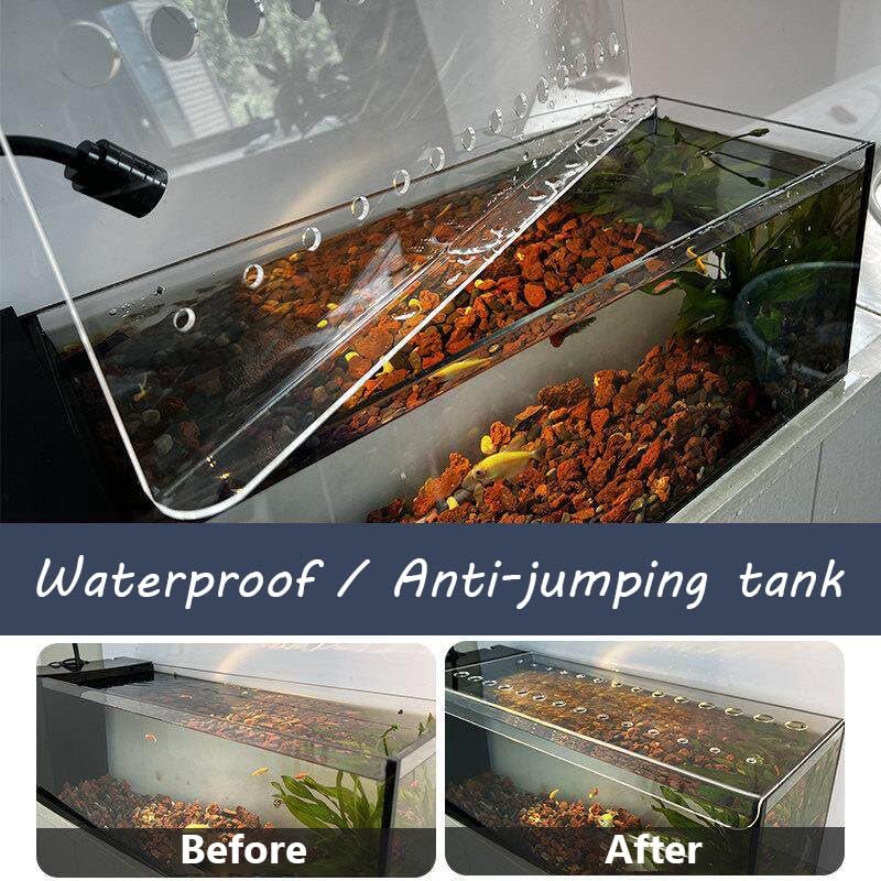 Aquarium Cover, Anti-Jumping Fish Tank Lid, Planted Tank Aquarium Lid | 3/4/5mm Thick, for Homes/Restaurants/Hotels/Aquariums/Pet Shops/Laboratories, Customizable(12x12in) - size: 12x12in