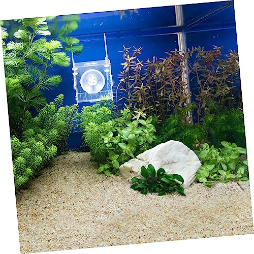 COLLBATH Hanging Isolation Box for Fish Transparent Breeding Separator Upper Cover for Aquarium Use Safe and Practical Fish Hatchery Accessory