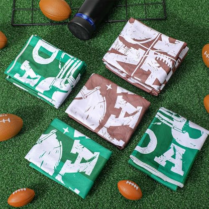 12 Pcs Football Game Day Accessories Football Cooling Towels Ball Team Gift Microfiber Breathable Chilly Towel 35"x15" Sports Soft Ice Towel for Coach Training - style: Football