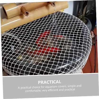 Sosoport Aquarium Protective Net Anti-Jumping Aquarium Mesh Net Fish Tank Cover Escape Proof Screen for Indoor Aquariums Fish Tank Accessories 17.71 X 11.81 X 0.07 in