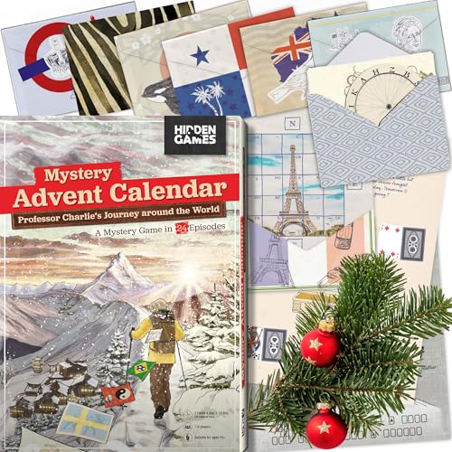 Hidden Games – Professor Charlie's World Tour – Puzzle Advent Calendar