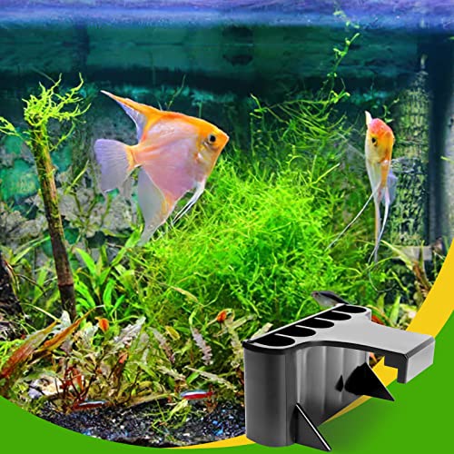 Aquarium Plant Holder with 5 Hole, Plastic Aquatic Plant Pot, Aquarium Planter Cups for Aquarium Plants Live, Aquarium Decor for Fish Tank Live Plants, 1.5inch - size: 1.5 Inch