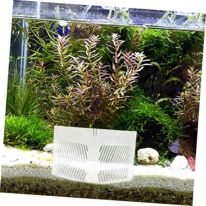 Toyvian Aquarium Divider Acrylic Grid Board for Fish Tank Isolation Pump Guards Betta Fish Tank Divider Suction Cups Accessories