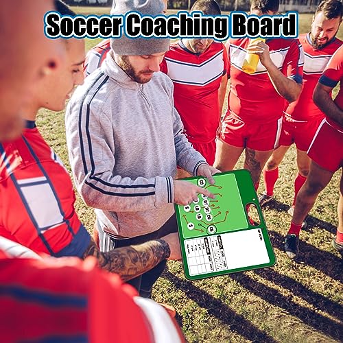 Torlam Magnetic Dry Erase Coach Board, Baseball, Soccer, Football, Basketball Coaching Clipboard - style: Football