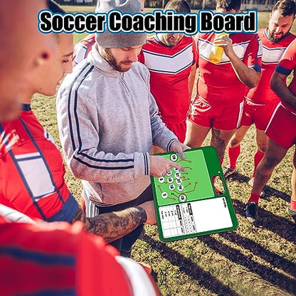 Torlam Magnetic Dry Erase Coach Board, Baseball, Soccer, Football, Basketball Coaching Clipboard - style: Football
