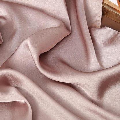 Women Satin Silky Hijab Scarf Solid Shawl Wrap Muslim Head Cover - color: 15