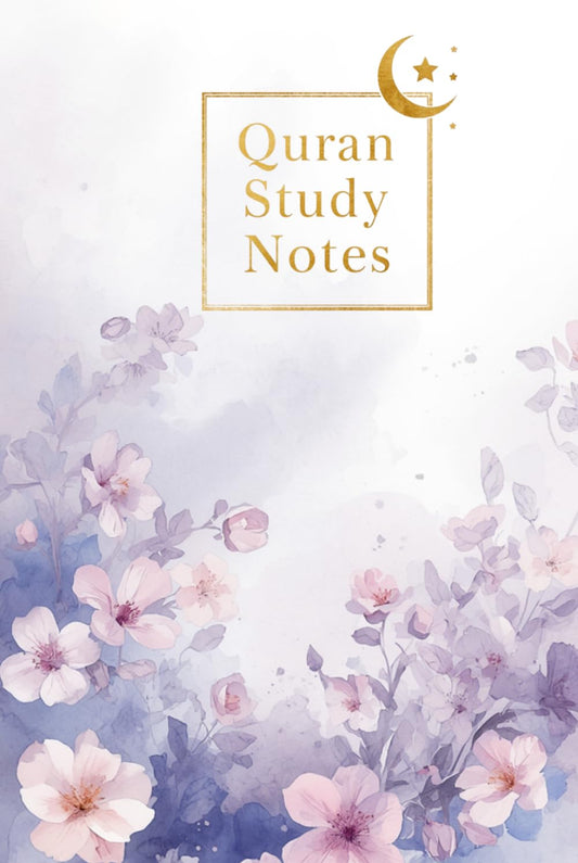 Quran Study Journal- Tafsir, Lessons & Reflection Hardcover Notebook