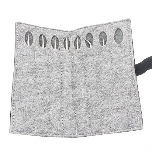 Professional Tweezers Set - FEITA Precision Tweezers with Travel Case - Stainless Steel Tweezers for Plucking, Watchmakers, Jewelry, Electronic, Craft (Silver 7Pcs) - color: Silver Tweezers - 7pcs