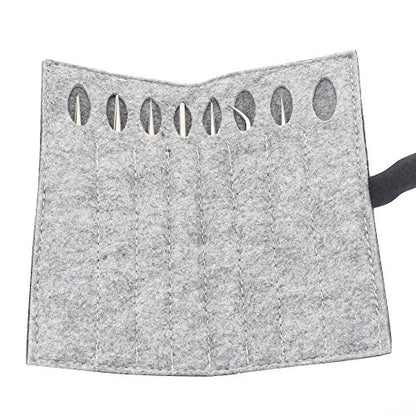 Professional Tweezers Set - FEITA Precision Tweezers with Travel Case - Stainless Steel Tweezers for Plucking, Watchmakers, Jewelry, Electronic, Craft (Silver 7Pcs) - color: Silver Tweezers - 7pcs