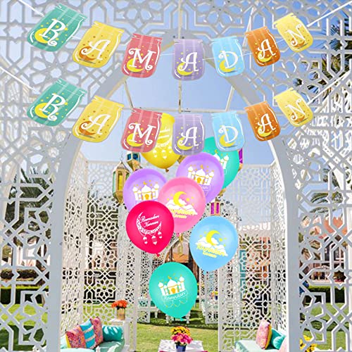 BinaryABC Eid Ramadan Kareem Banner, Ramadan Party Decoration,Eid Muslim Party Decorations