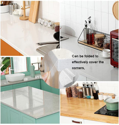 Clear Contact Paper Roll 17.7'' x 59'' Clear Glossy Self-Adhesive Film Cover Removable Protective Film Transparent Waterproof Liners Drawers Shelves Kitchen Cabinets Desks Fridge Roll - color: Clear, size: 17.7"W x 59"L