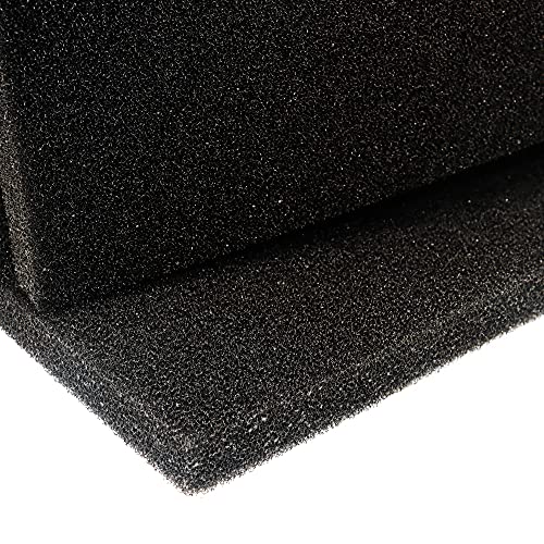 Aquarium Filter Sponge Large Pad 30 PPI 23x12x2 inch | Cut-to-fit Foam Course for Fish Pong, Fish Tank