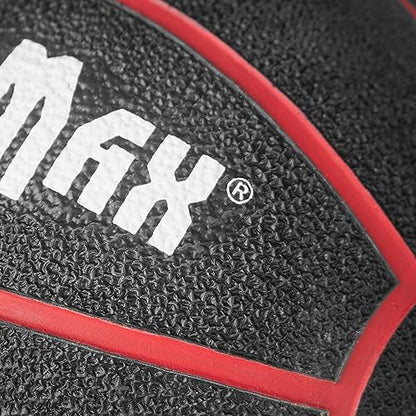 Gill Athletics PowerMax Weighted Rubber Medicine Ball - Weighted Exercise Ball, Medicine Balls for Exercise, Wall Ball or Slam Ball for Strength Training, Indoor/Outdoor Workout Ball - style: 6K