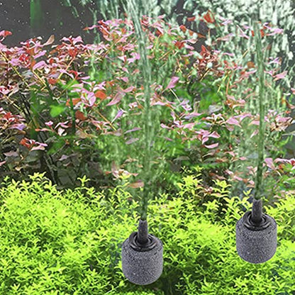 Air Stone Cylinder Bubble Diffuser Airstones for Aquarium 0.8/0.9inch Diffuser Release Tool for Nano Air Pumps Small Buckets and Fish Tanks - size: 10P