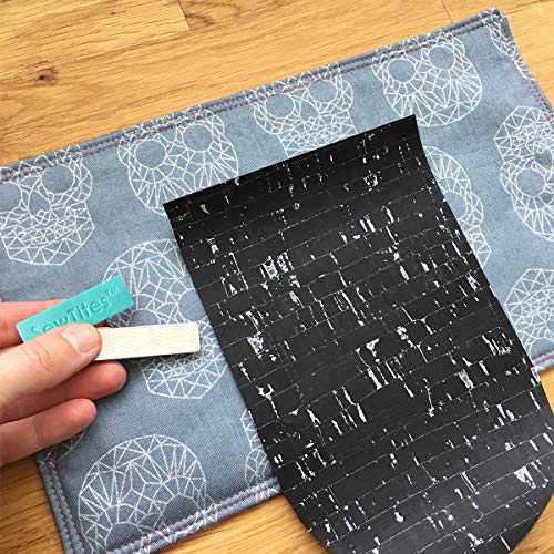 SewTites Original Magnetic Sewing Pins - Set of 5 Sewing Magnets to Replace Straight Pins & Fabric Clips for Sewing and Quilting