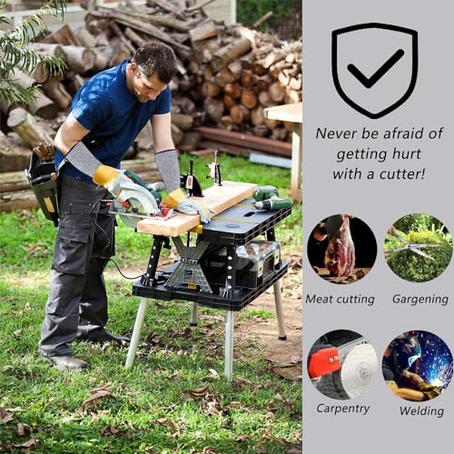 REDANHA Arm Protection Sleeves Level 5 Protection Cut Burn Resistant Sleeve Anti Abrasion Forearm Cover Protector - color: Grey
