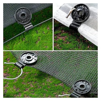 Versatile 220pc Sun Shade Net Cloth Plastic Clips Sturdy Heavy Duty Lock Grip Fix Clamp Hook