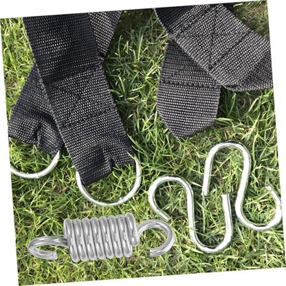 Kisangel 1 Set Indoor Hammock Hanging Kit for Smooth Swinging Portable Suspension Swivel Hook for Patio Garden and Porch Use