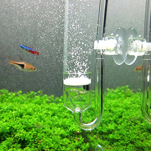 CO2 Diffuser Glass Reactor for Aquarium Planted Tank (CO2 Diffuser) - color: CO2 Diffuser-Nano