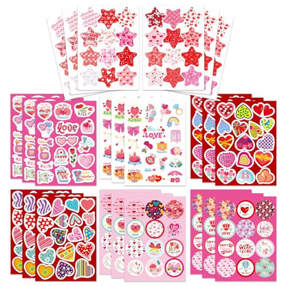 357 PCS Valentines Day Stickers, Love Heart Stickers for Kids - style: Valentines Day Stickers