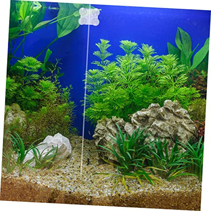 2pcs Acrylic Fish Tank Divider Clips Cups Aquarium Isolation Clips for Fish Separation and Easy to Install Suitable for Freshwater and